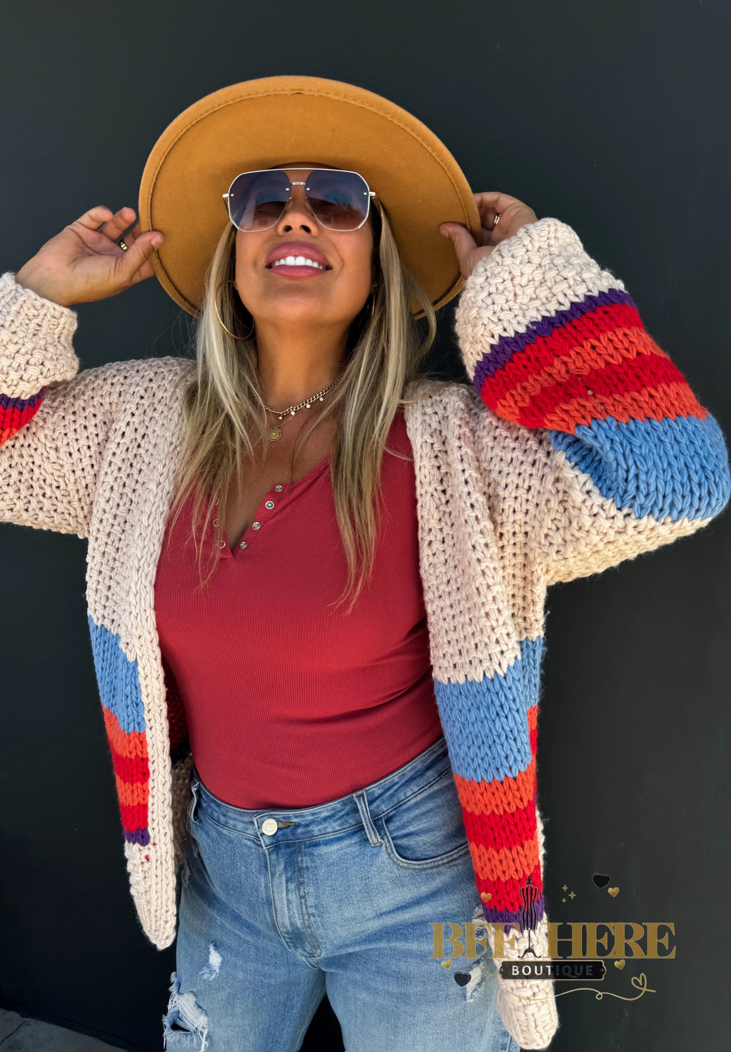 Charlotte Knit Cardigan by Blakeley / Choice of Color - BFF Here