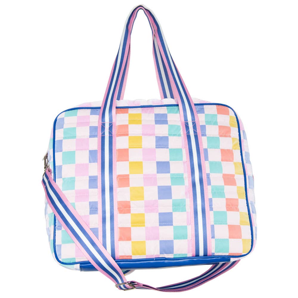 Multicolored Checker Pickleball Bag - BFF Here