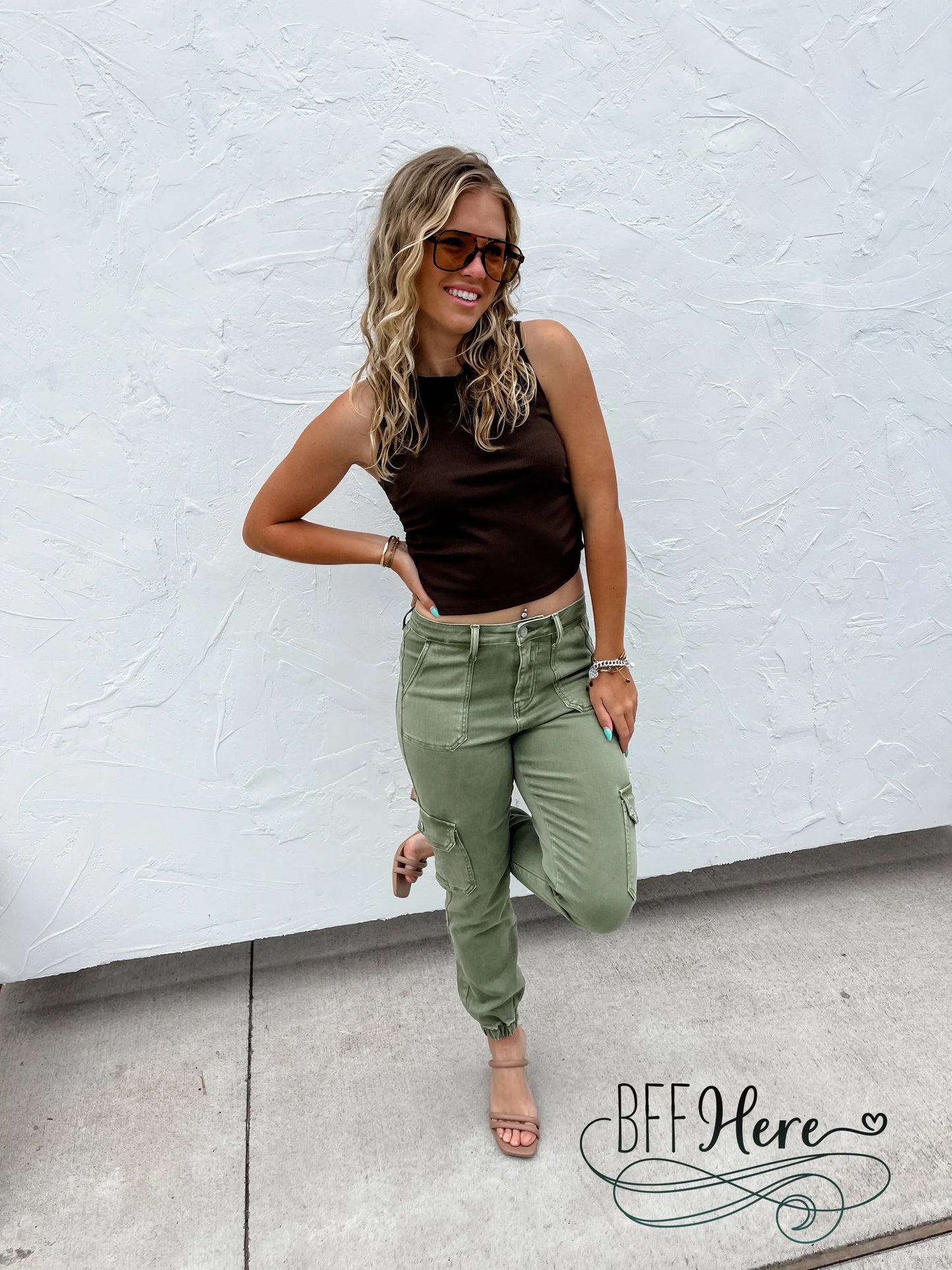 Quinn Cargo Jeans by Blakeley - BFF Here