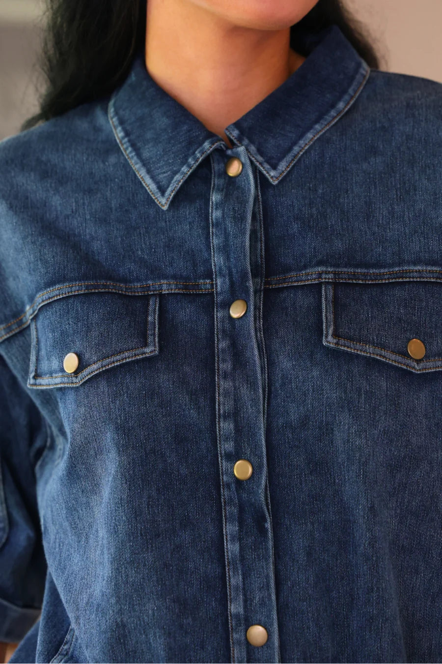 PREORDER: Refined Denim Bomber Jacket / Light Wash  by Jess Lea (ETA: September)
