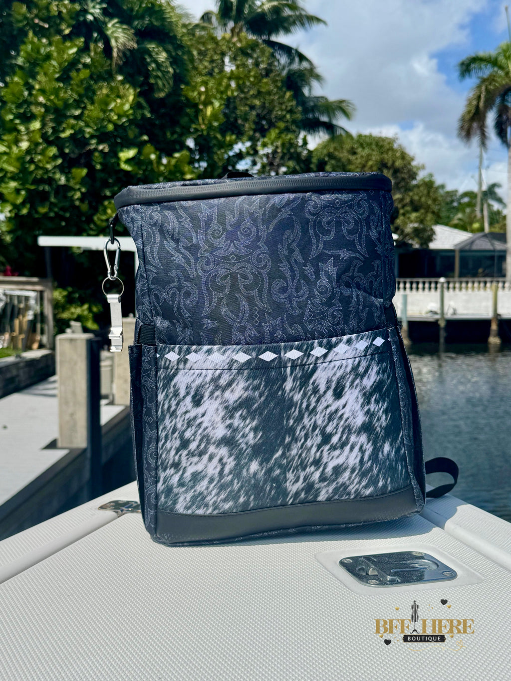Meet Me At The Lake Backpack Cooler by Sterling Kreek - BFF Here