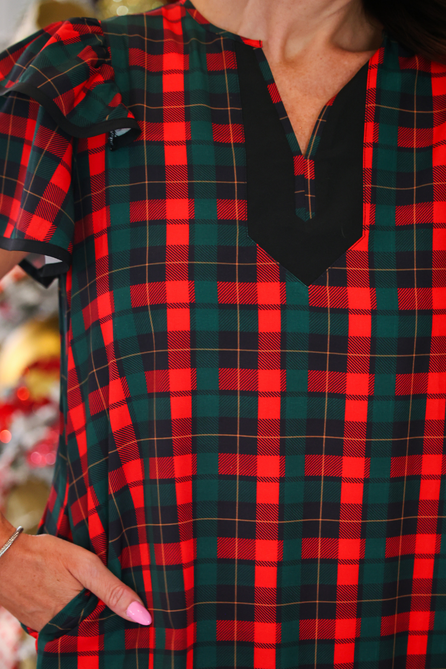PREORDER: Ava Dress / Red Plaid by Jess Lea (ETA: September)