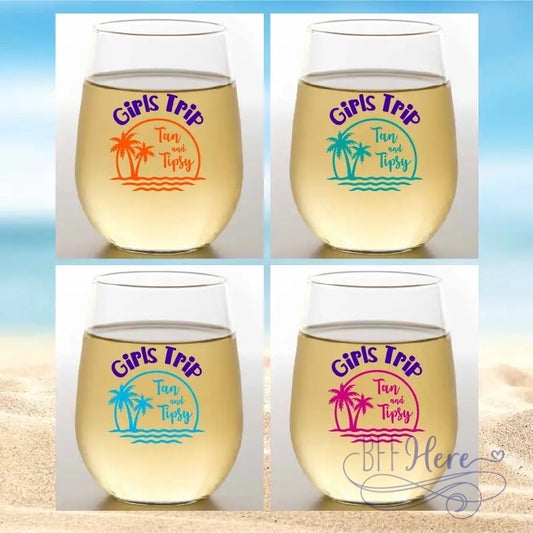 Shatter Not, Wine A Lot: Unbreakable Sipping Fun / Girls Beach Trip - BFF Here