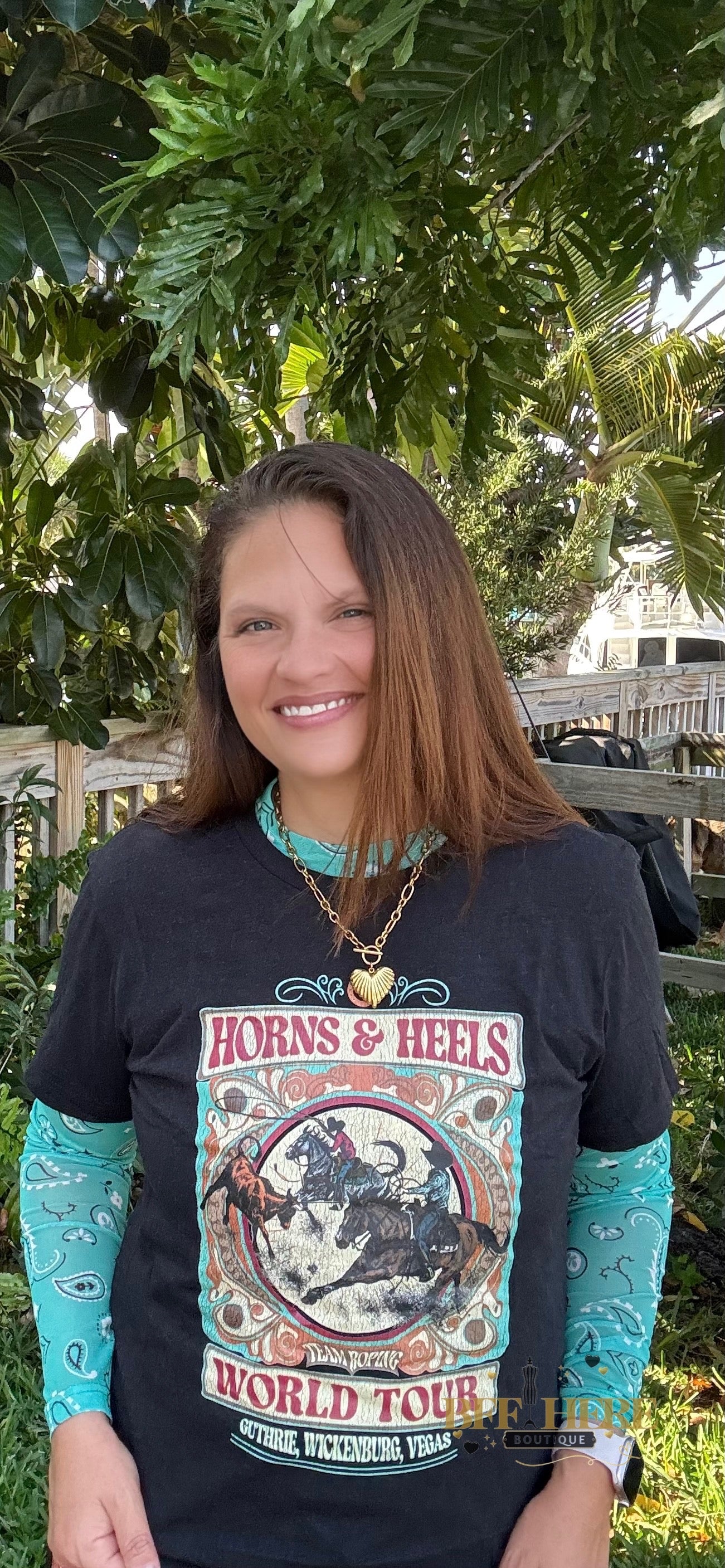 Team Roping World Tour Tee by Sterling Kreek - BFF Here