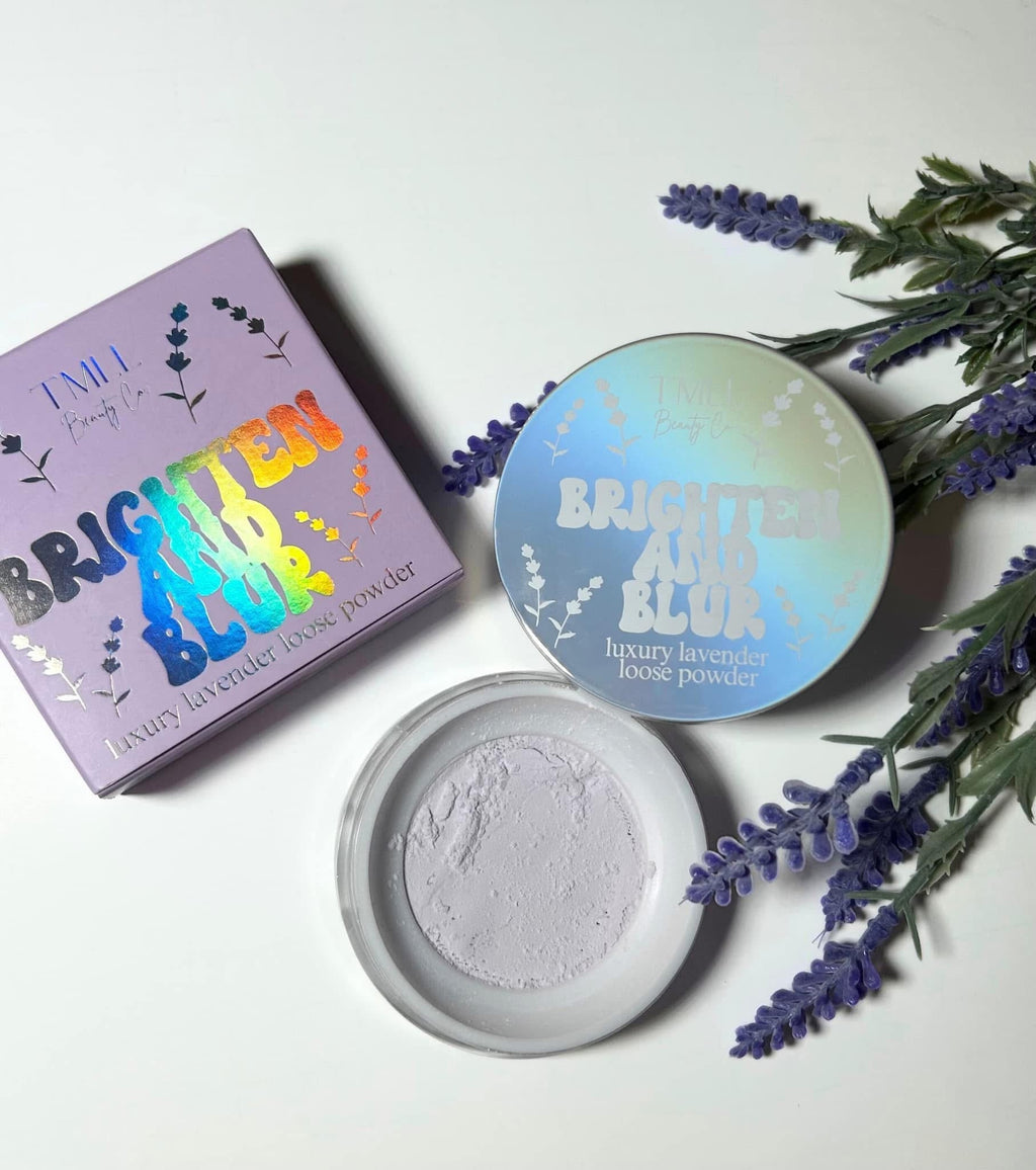 Brighten & Blur Lavender Setting Powder by TMLL Beauty (Ships 2-3 weeks)