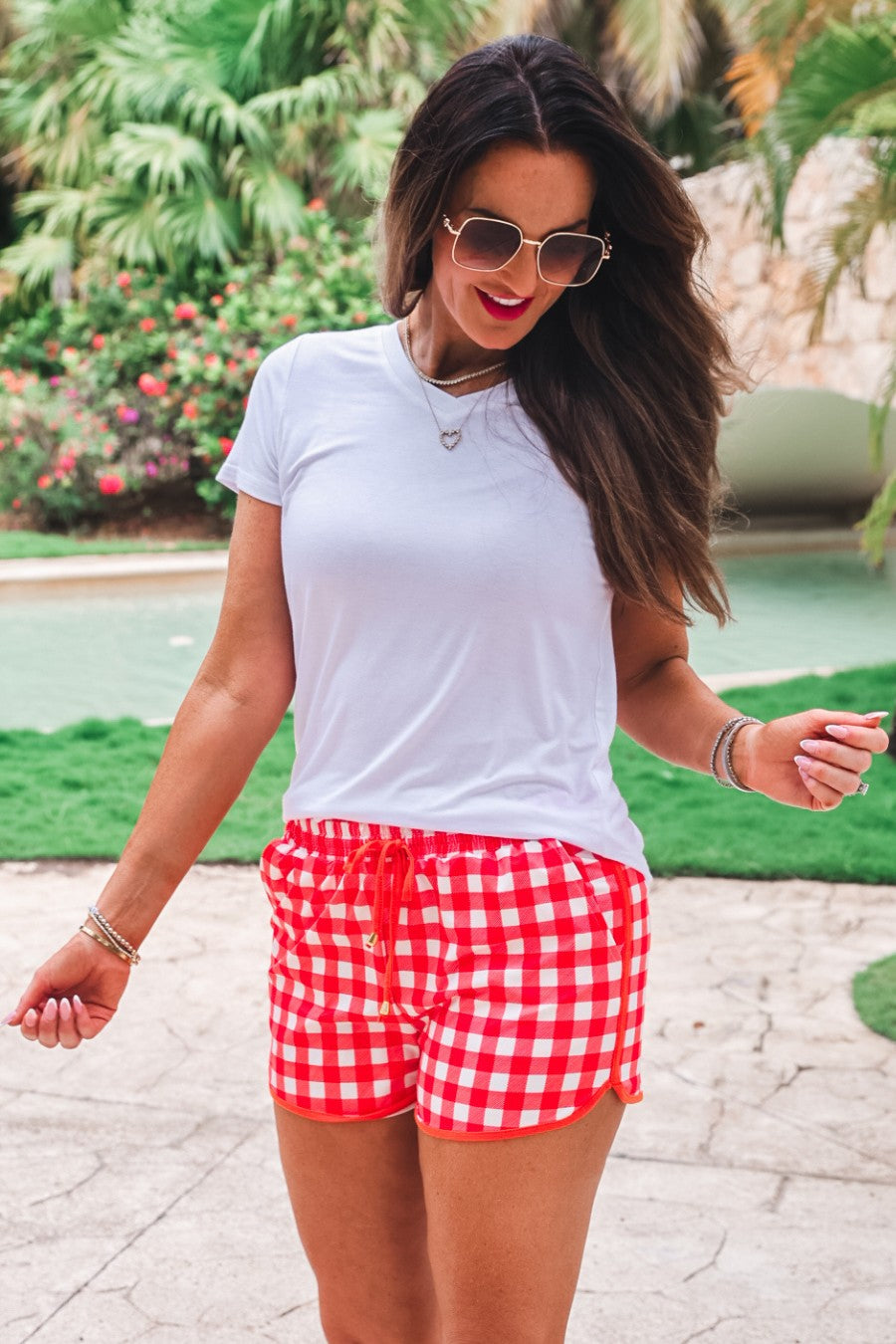 PREORDER- Red Gingham Everyday Shorts by Jess Lea (ETA: February) - BFF Here