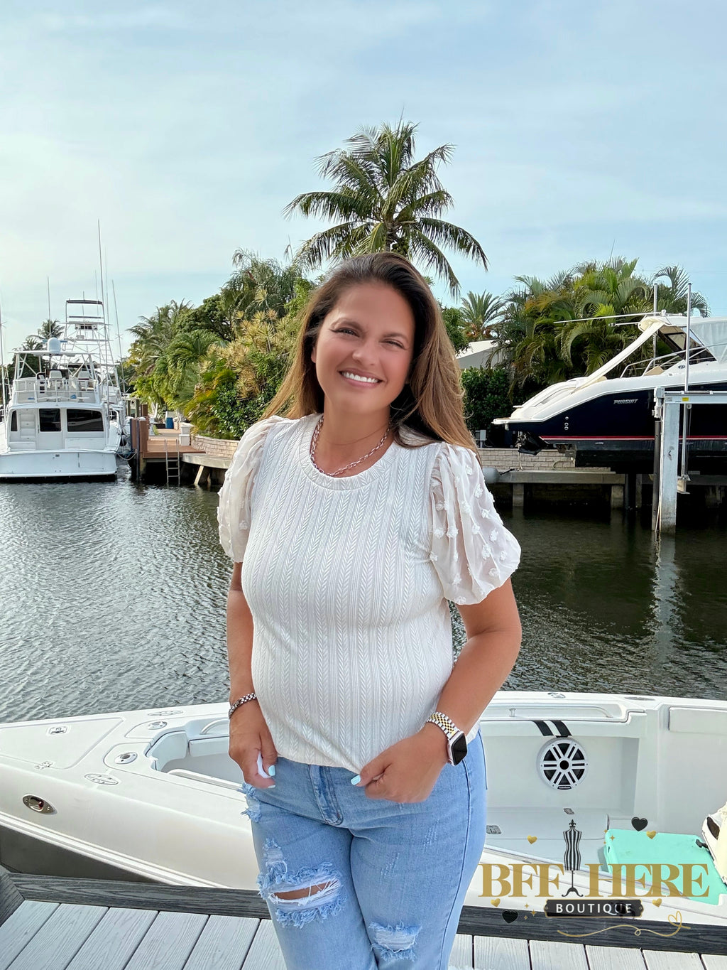 Prairie Bloom Puff Sleeve Top - BFF Here