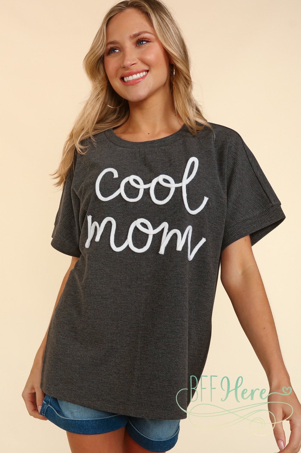 Fun & Fab 'Cool Mom' Tee - BFF Here