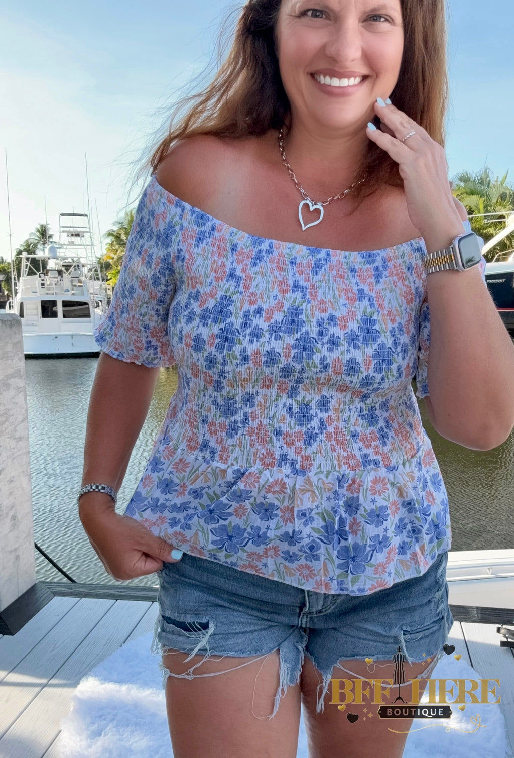 Essie Smocked Top / Choice of Color by Blakeley - BFF Here