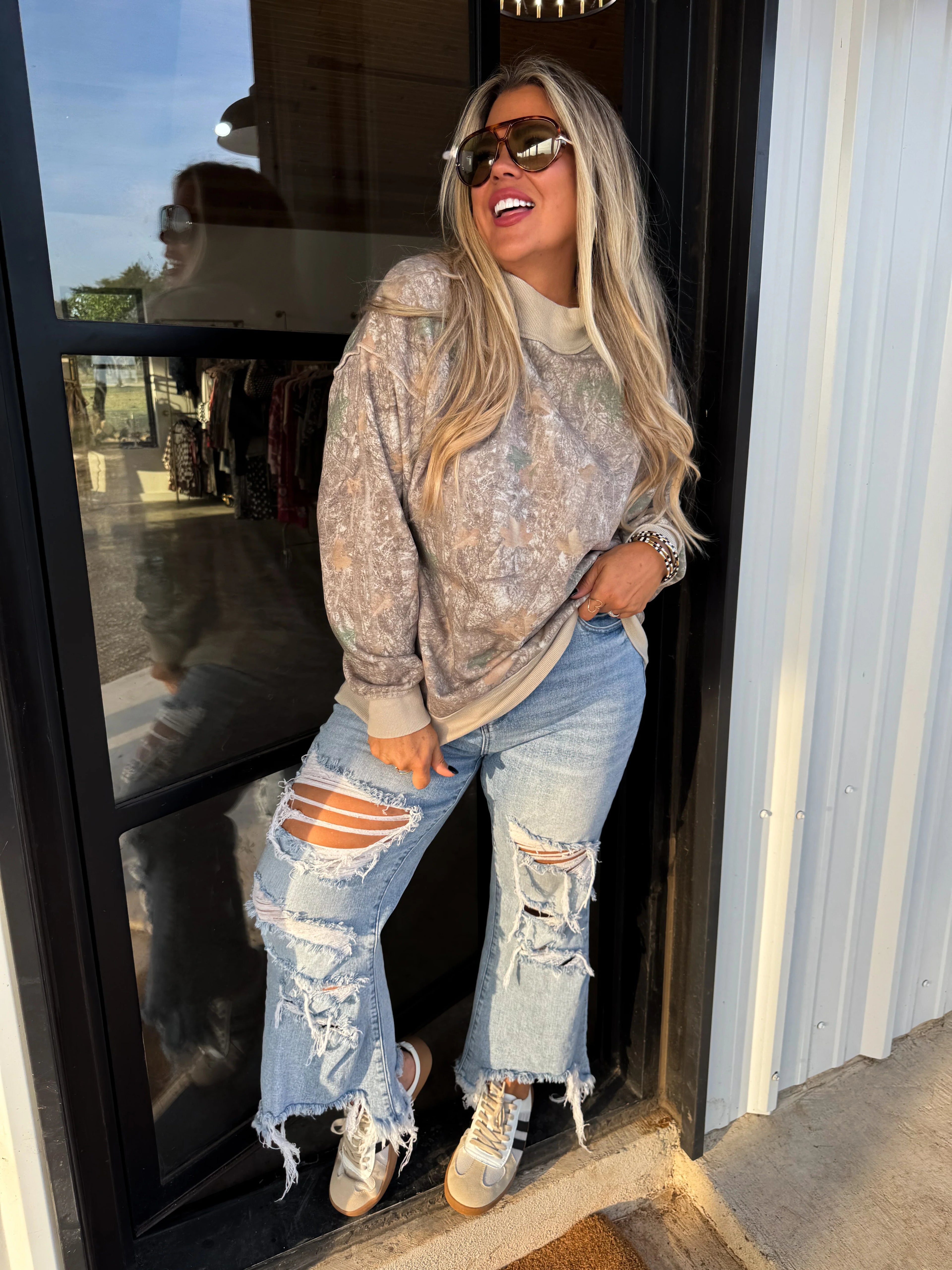 PREORDER: Miller Mock Neck Sweatshirt by Blakeley (ETA February)