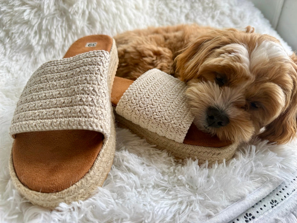 Sandy Shores Crochet Slide - BFF Here