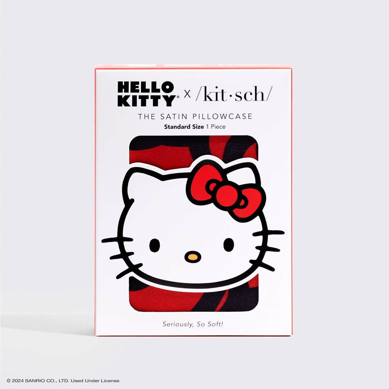 Hello Kitty x Kitsch Pillowcase Standard - Kitty in a Sea of Bows - BFF Here