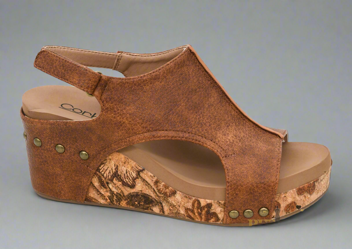 PREORDER: Carley - Cognac Tumbled by Corkys (Ships Beginning of February)