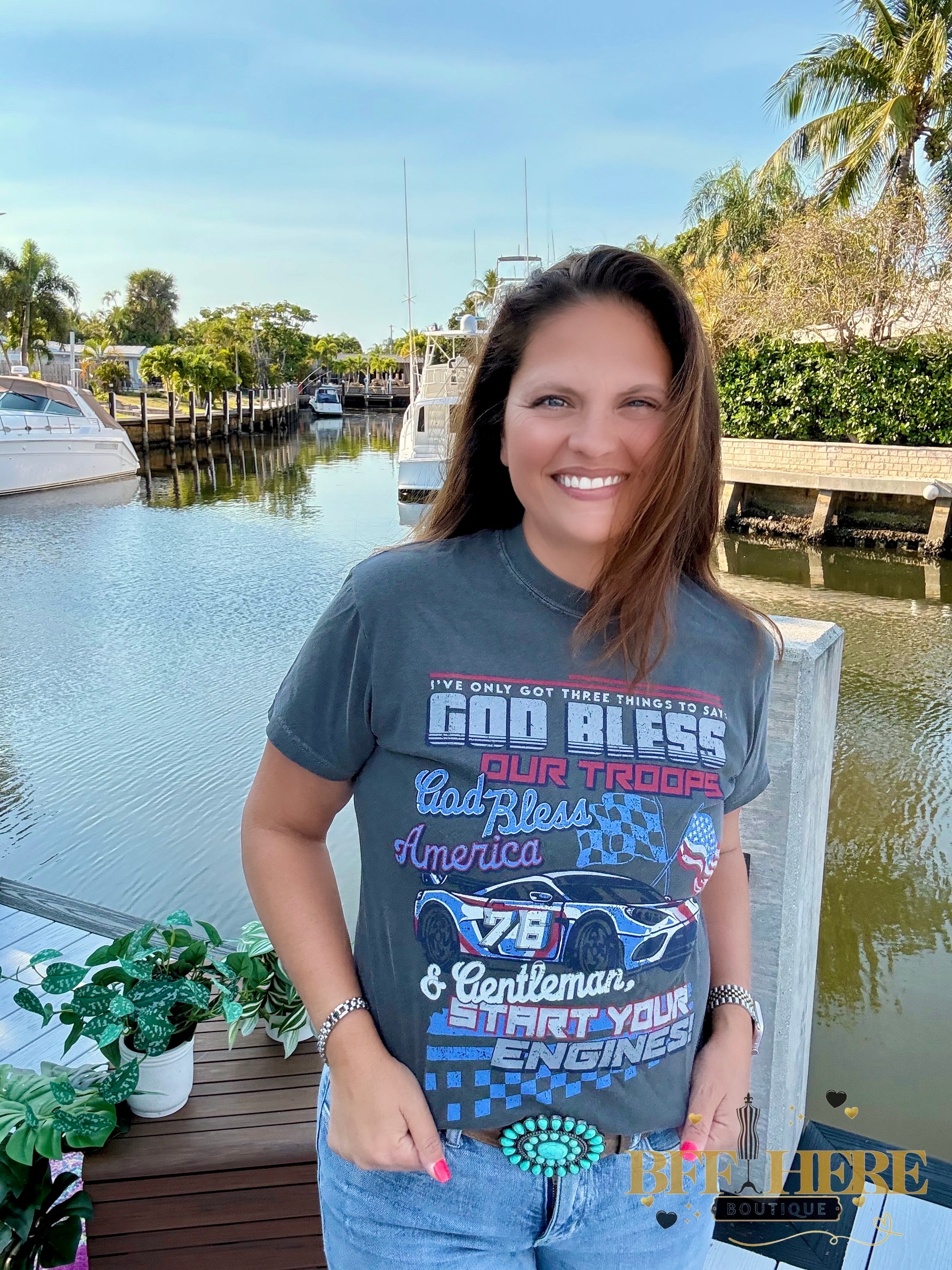 Fast Track America Tee - BFF Here