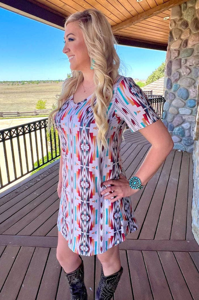 Sunday Morning T-Shirt Dress by Sterling Kreek - BFF Here