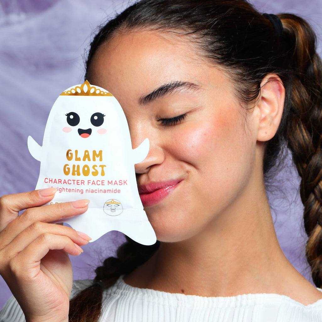 Halloween Animated Glam Ghost Brightening Face Mask - BFF Here