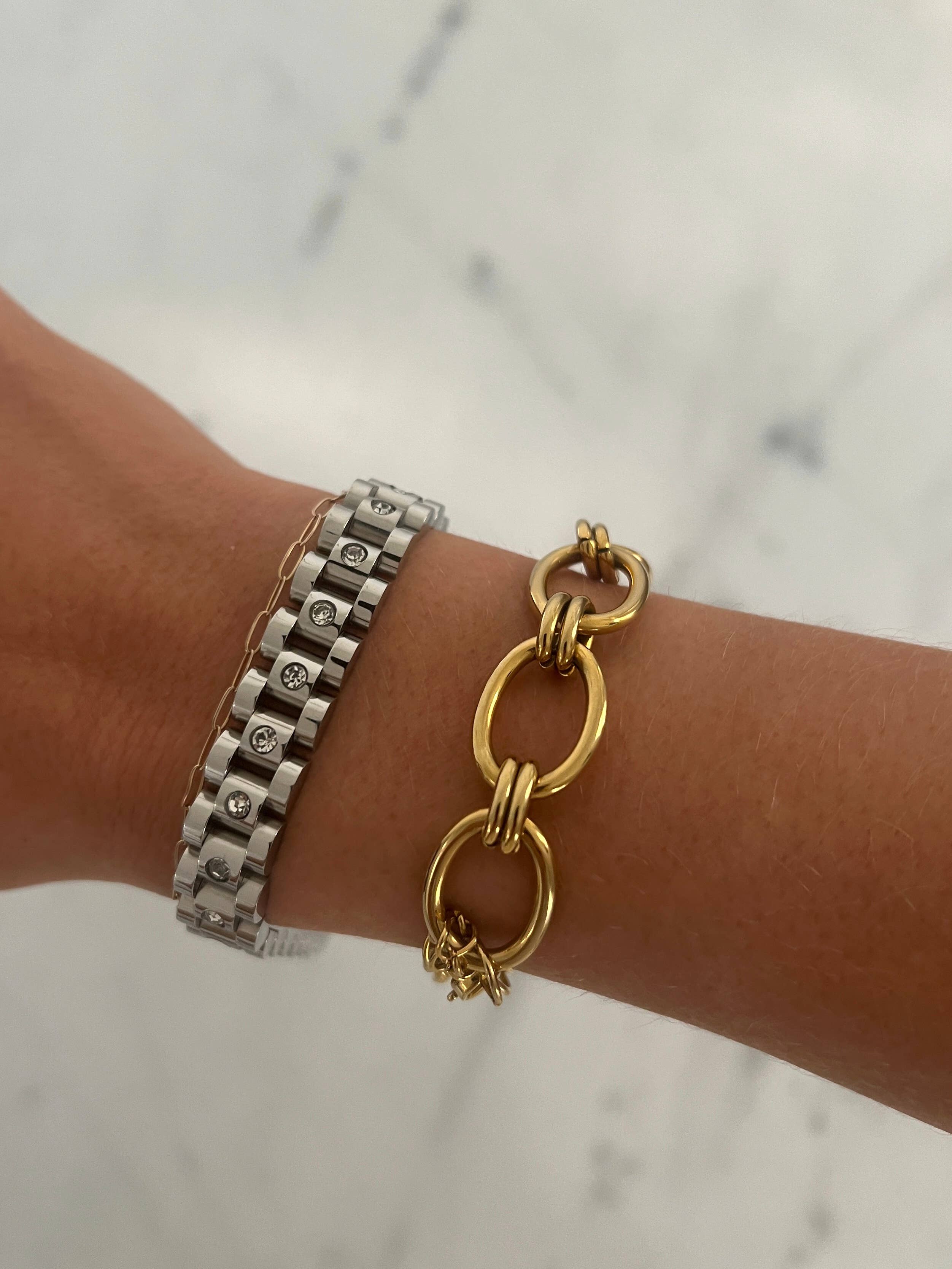 Luxe Silver Radiance Bracelet by Chansutt Pearls - BFF Here