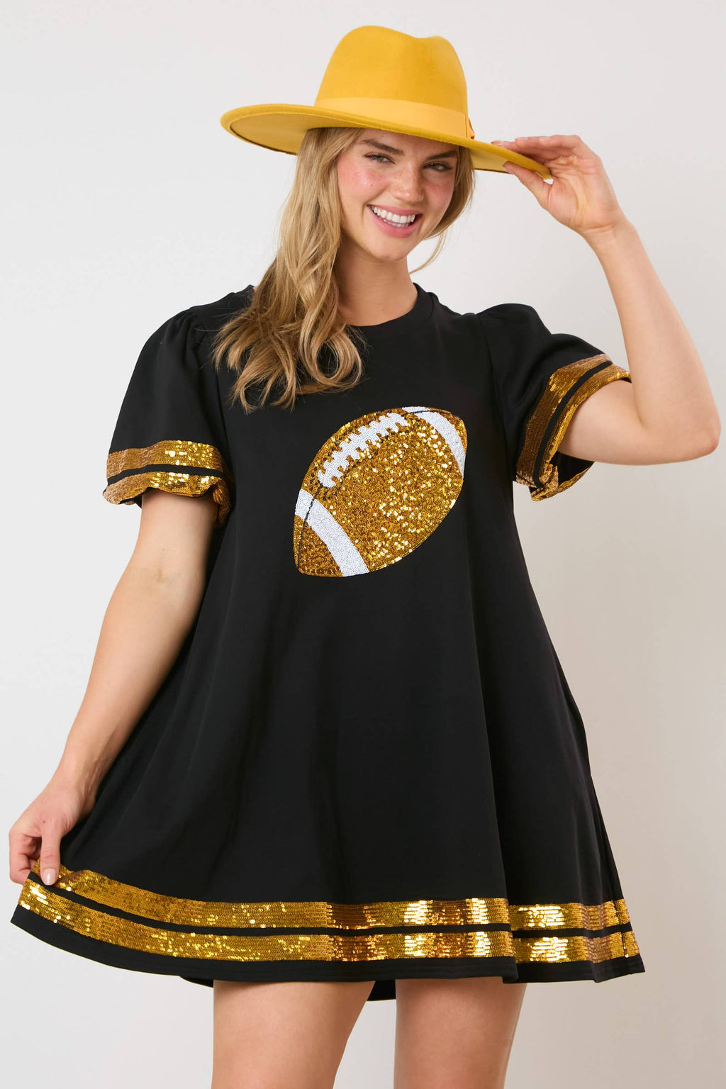 Championship Sparkle Football Dress / Choice of Color - BFF Here