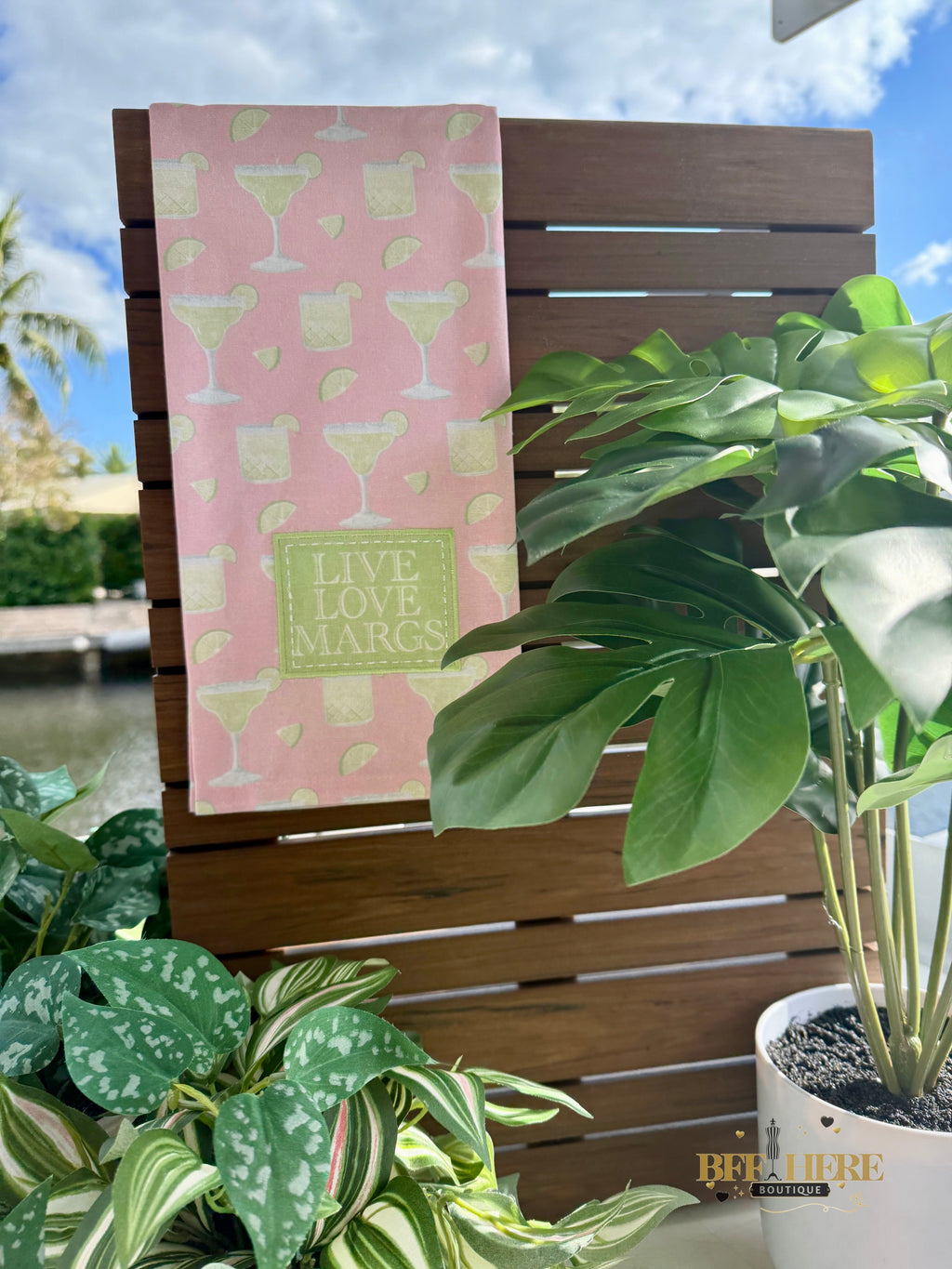 Live Love Margs Hand Towel   By Royal Standard - BFF Here