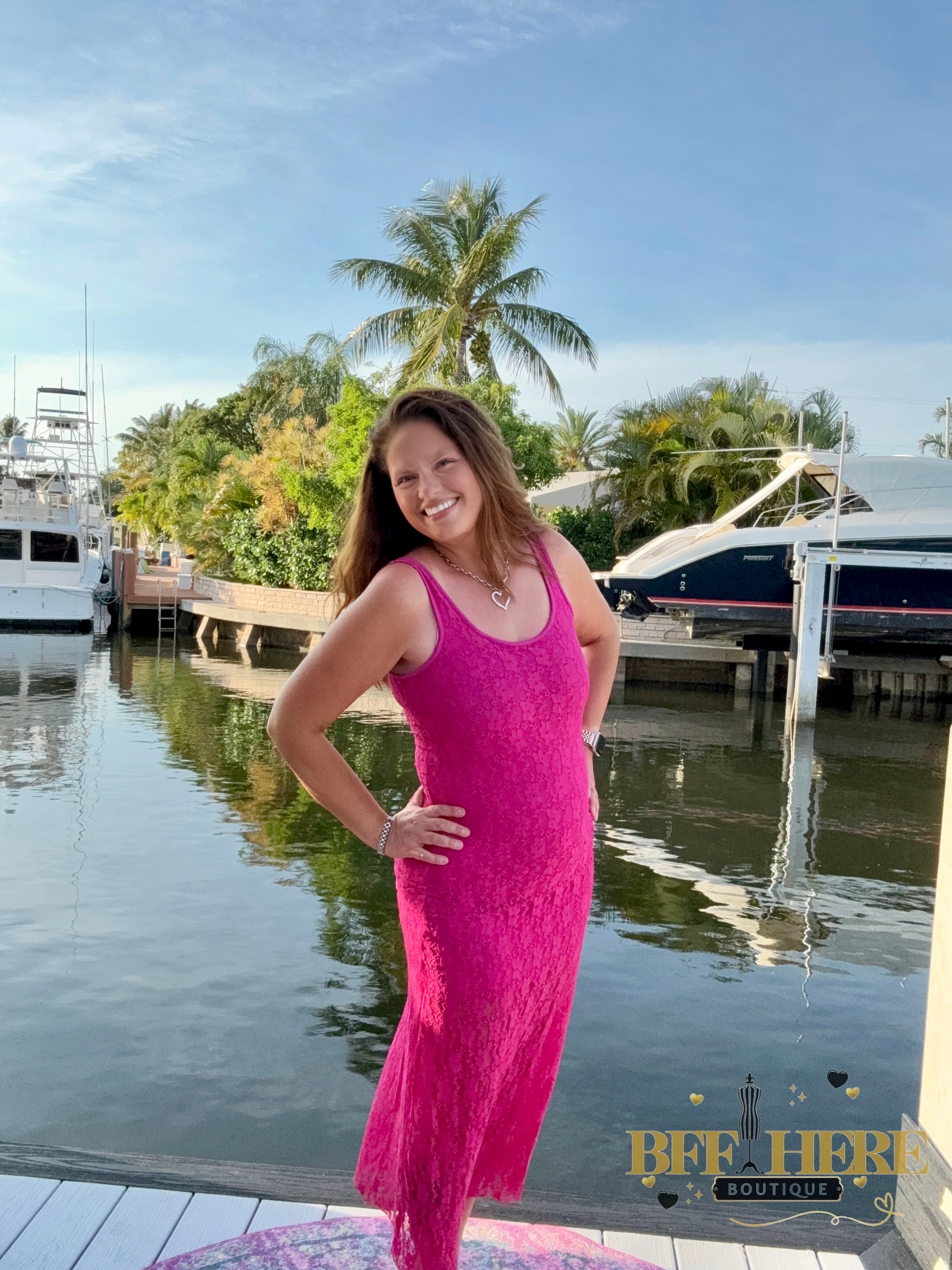 Leely Lace Dress by Blakeley / Choice of Color - BFF Here