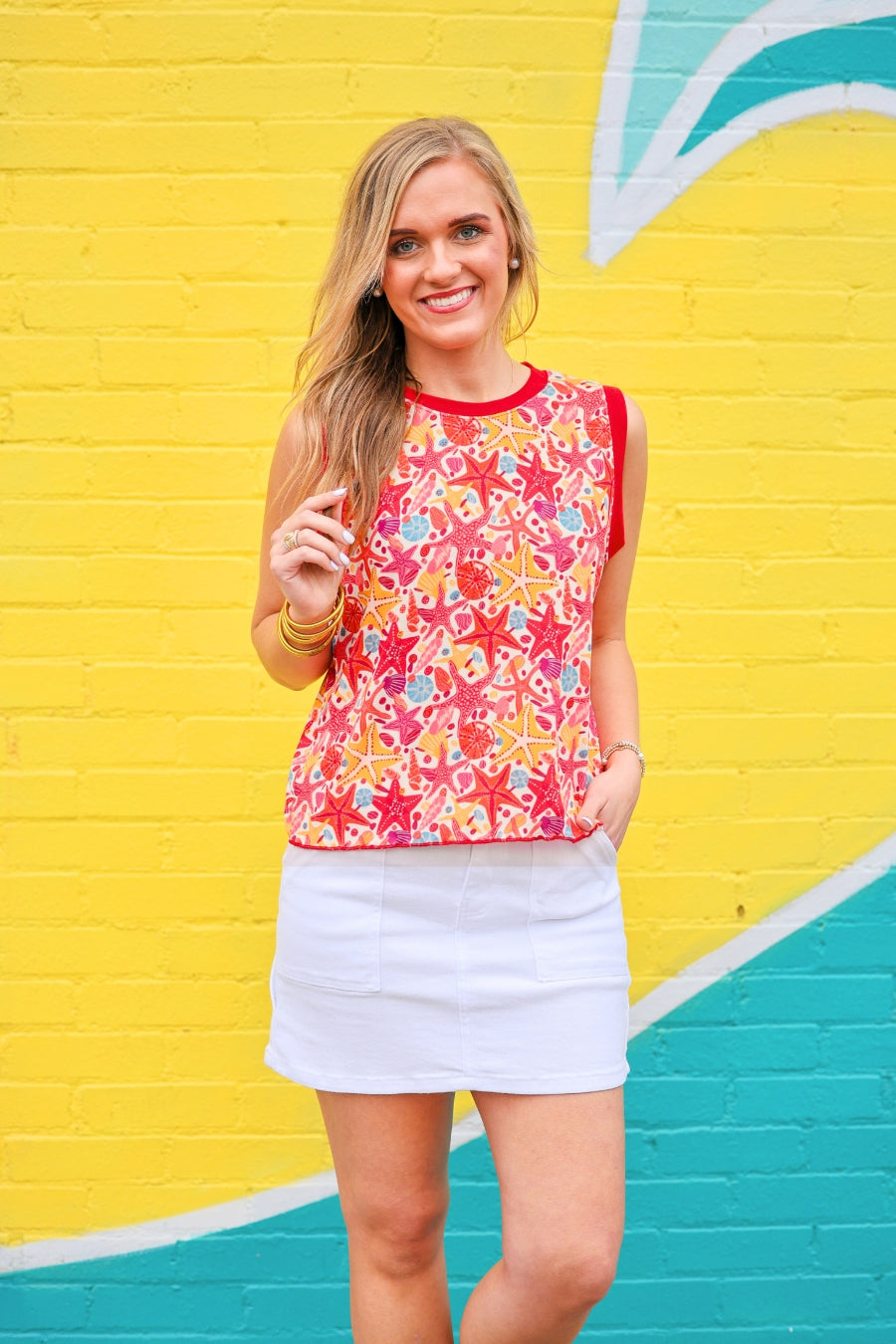 PREORDER- Heatwave Ribbed Tank- Starfish Coast - BFF Here