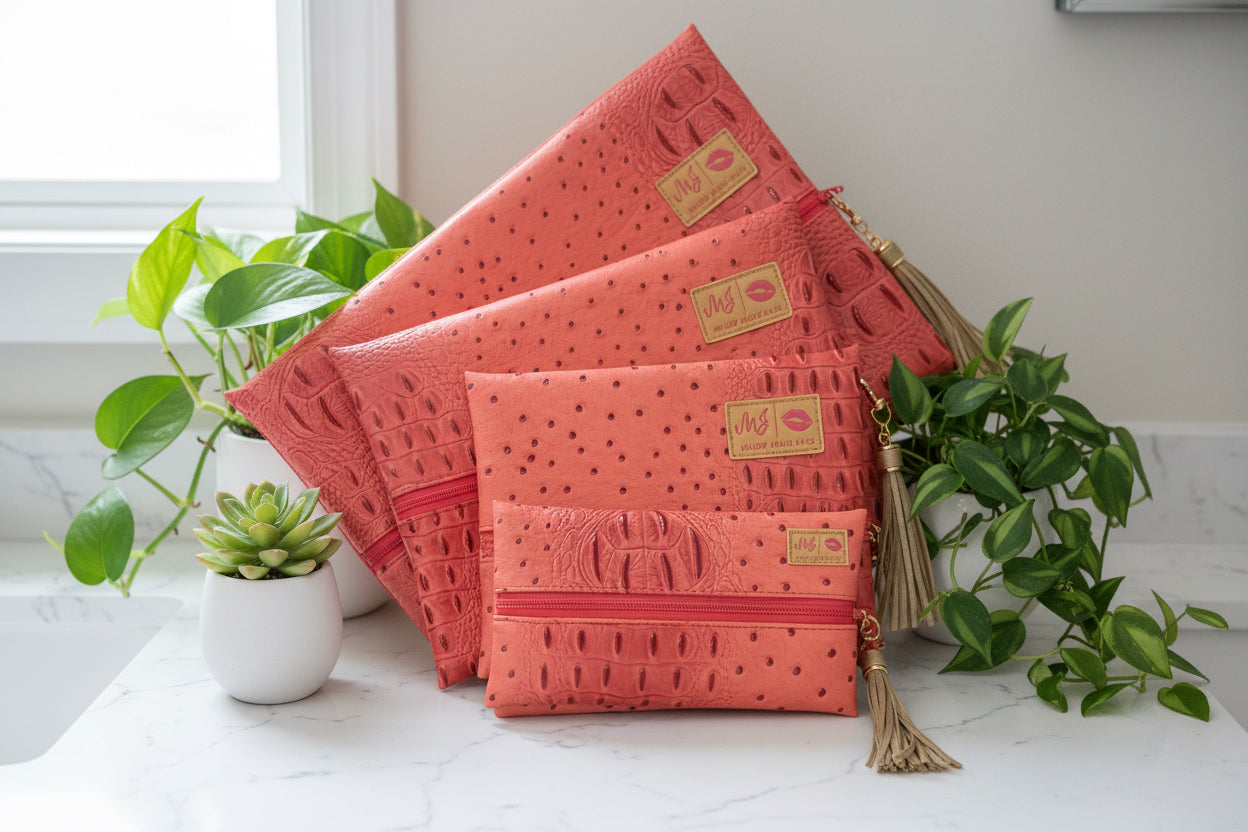 Dune Coral by Makeup Junkie Bags - BFF Here