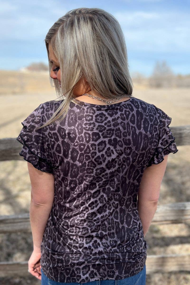 The Night Leopard Top by Sterling Kreek - BFF Here