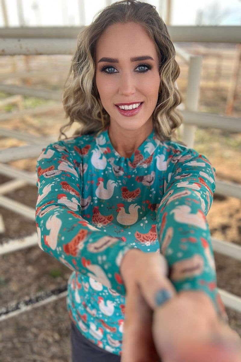 Fly The Coop Mesh Top by Sterling Kreek - BFF Here