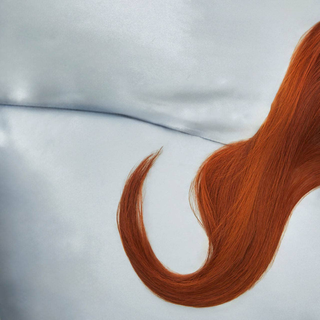 King Satin Pillowcase by Kitsch - Haze Blue - BFF Here