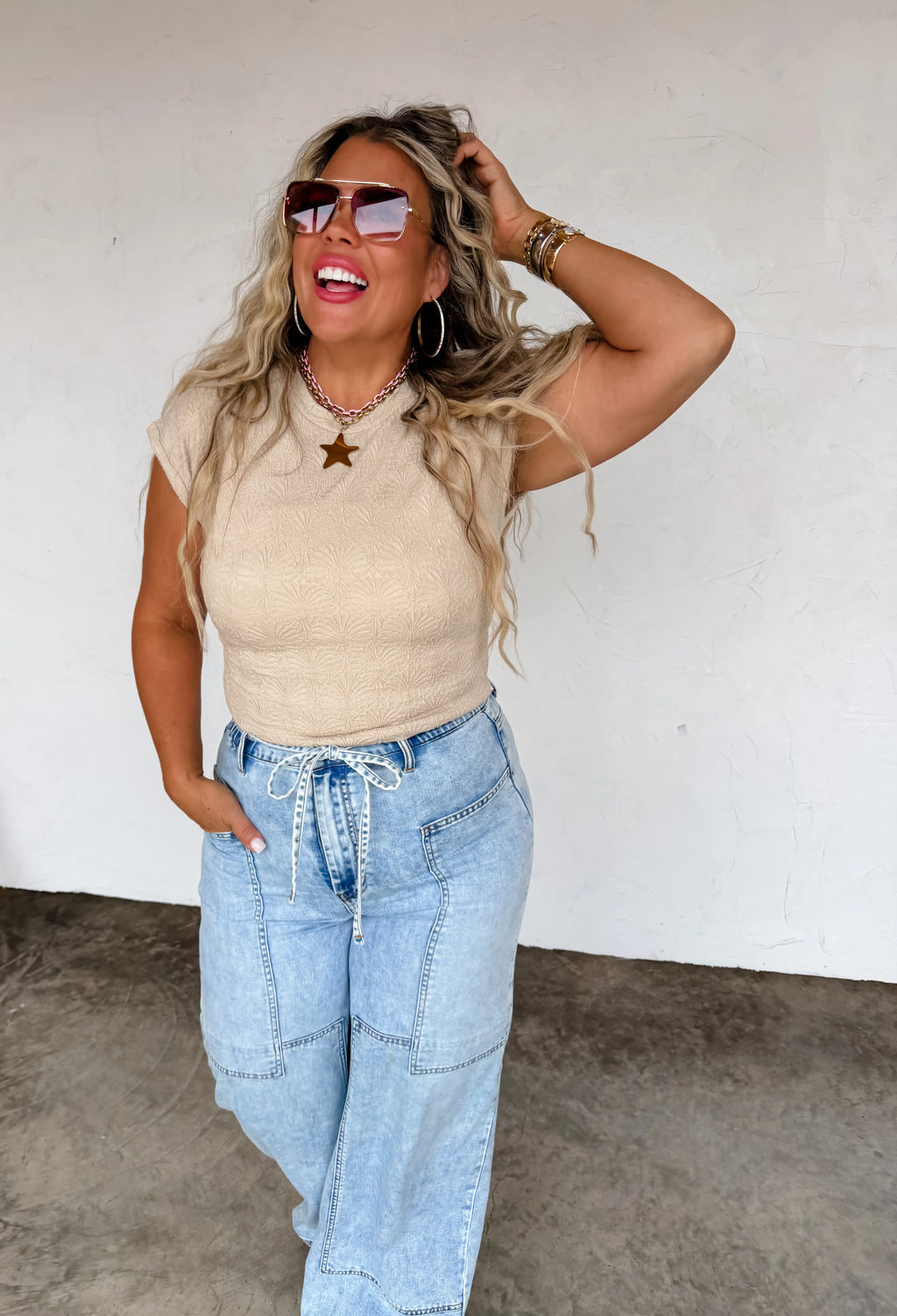 PREORDER: Harley Cap Sleeve Basic Top by Blakeley (ETA late February / early March)