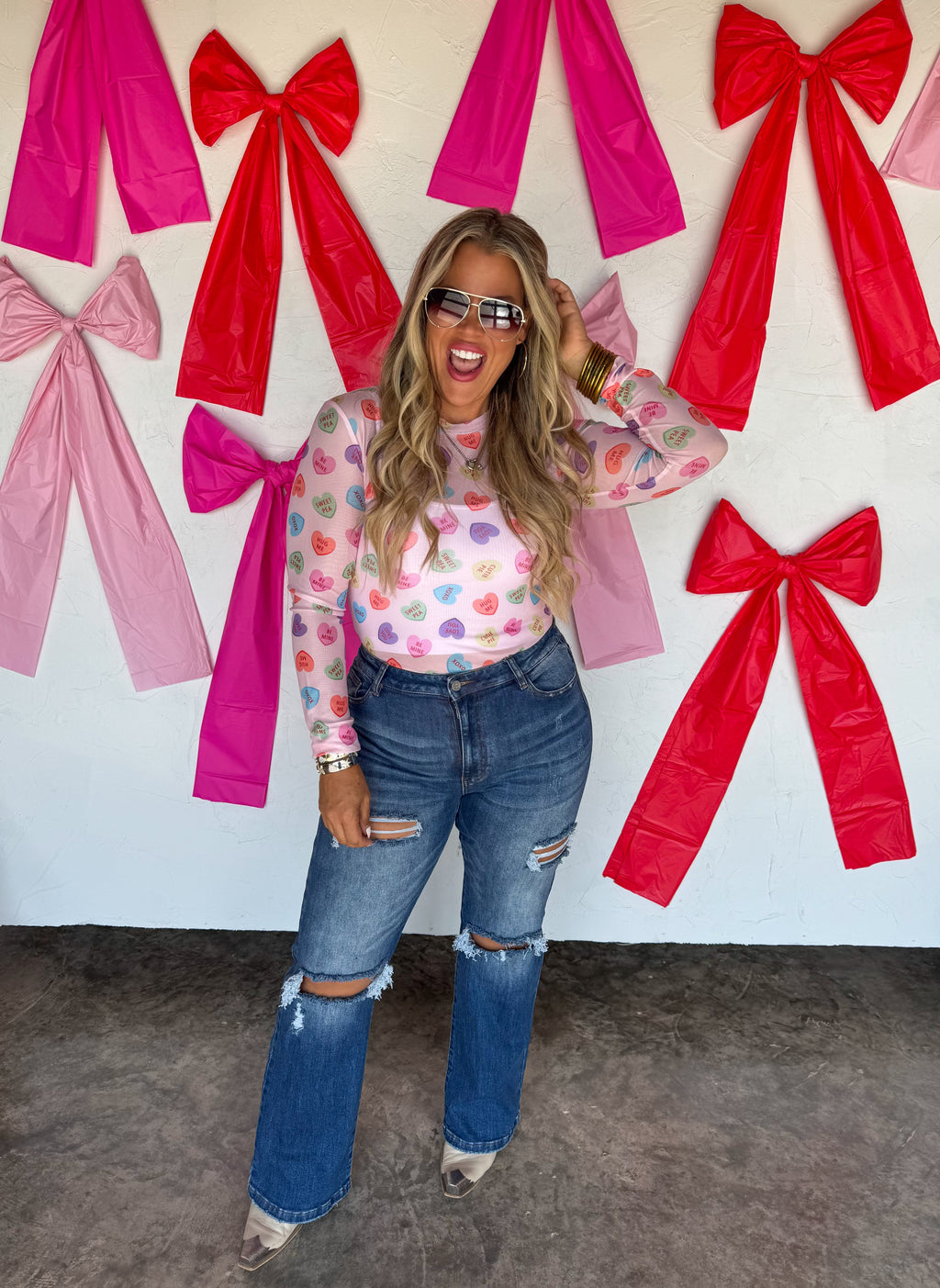 PREORDER: Valentine’s Dress It Up Mesh Tops (ETA: Mid December) - BFF Here