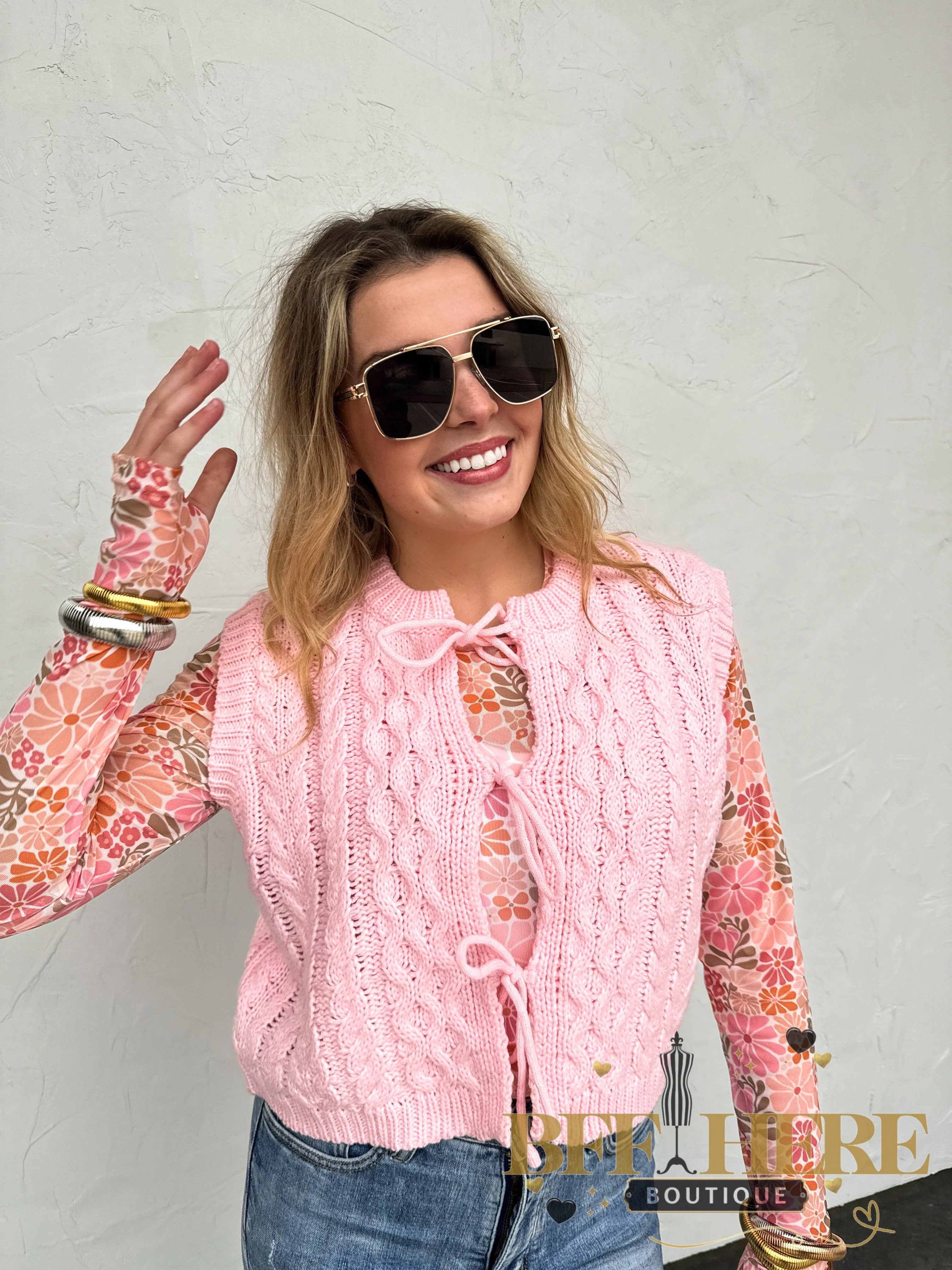 Vintage Floral Mesh Top by Blakeley - BFF Here