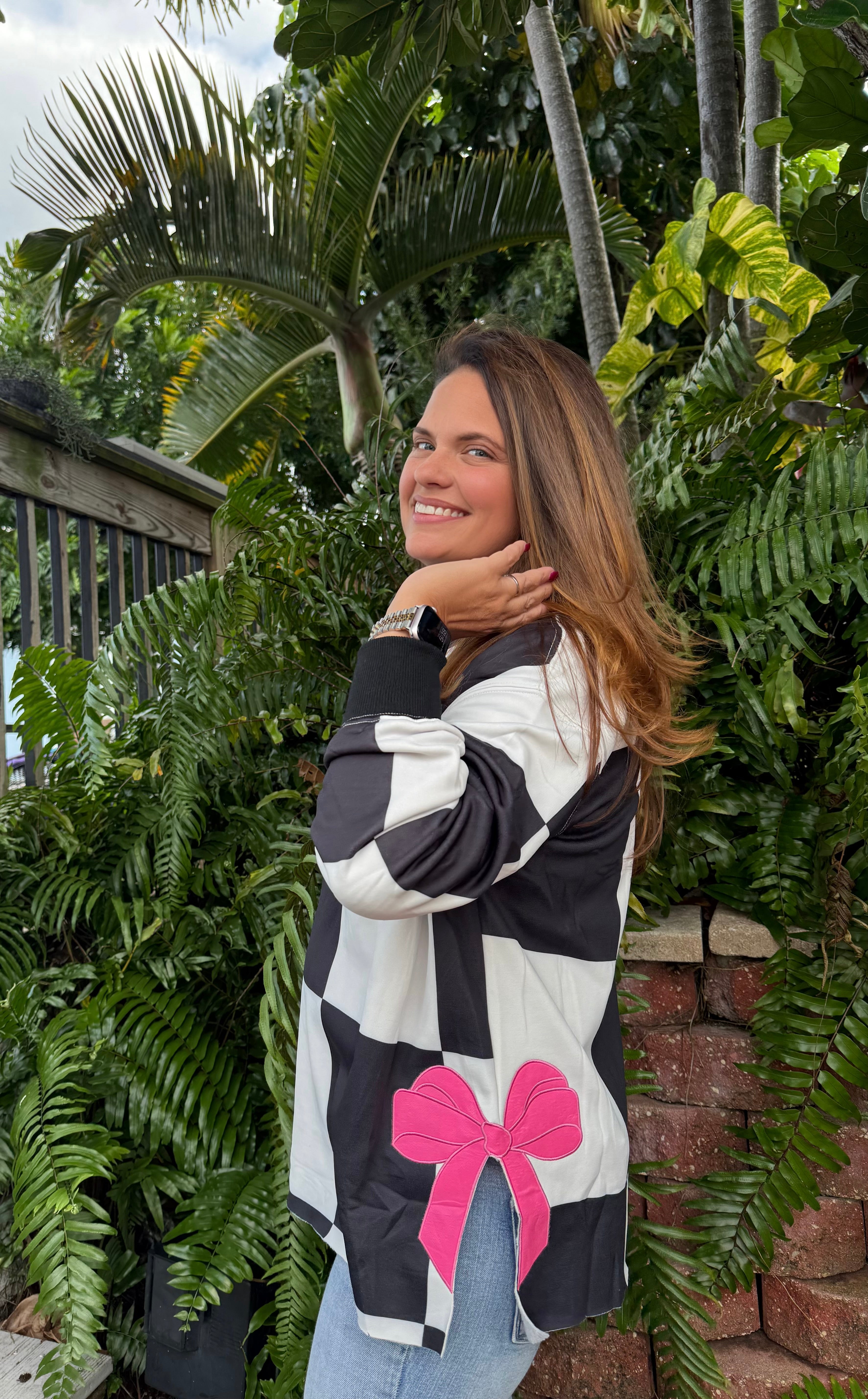 Bombshell Bow Sweater by Rowdy Crowd Clothing - BFF Here