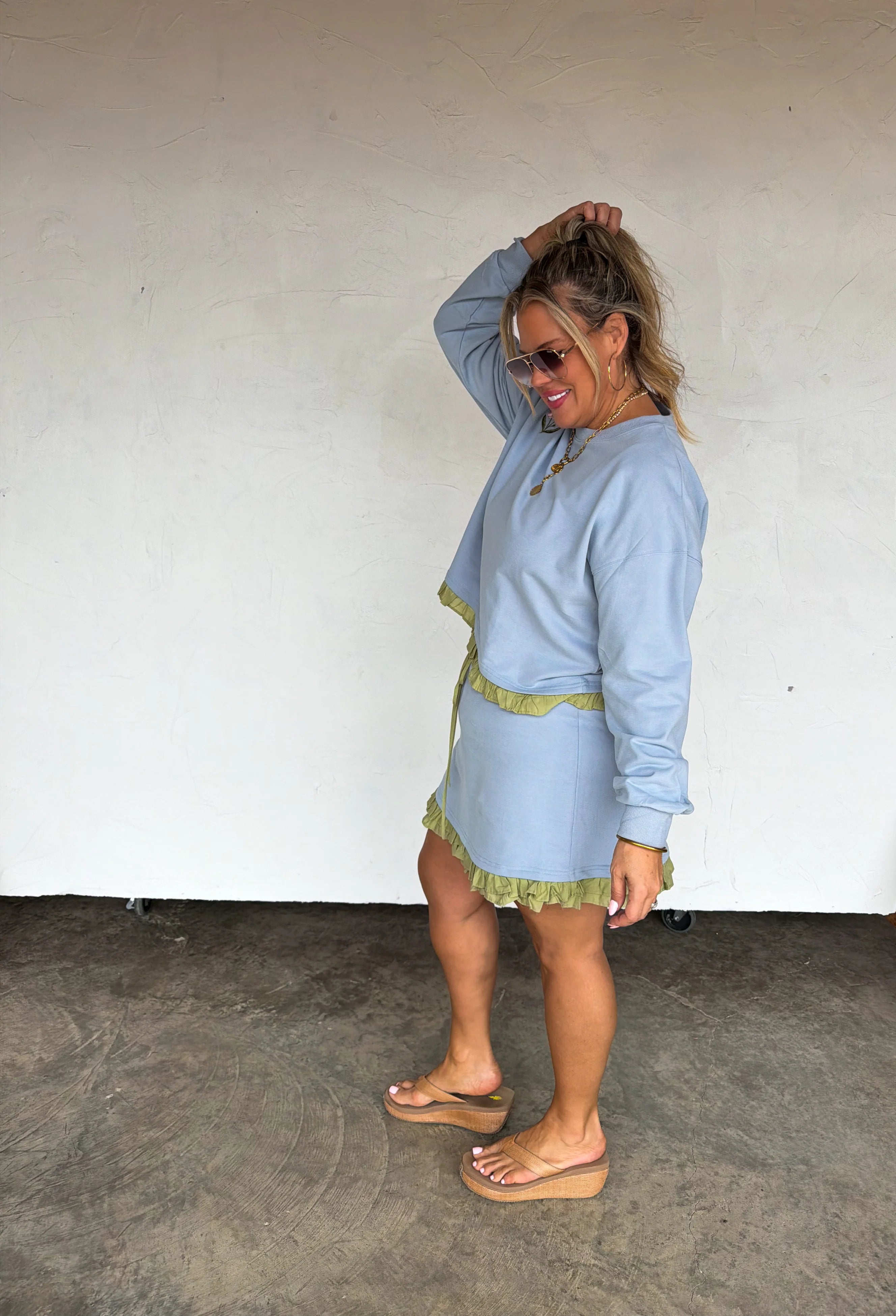 PREORDER: Spring Flowers Skirt Set by Blakeley (ETA: Late April / Early May) - BFF Here