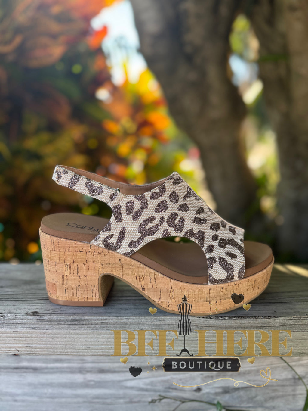 Miss Carly — Tan Sparkle Leopard by Corkys - BFF Here