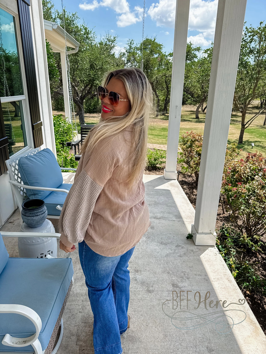 PREORDER: In The Moment Knit Sleeve Top by Blakeley (Ships Beginning of October) - BFF Here