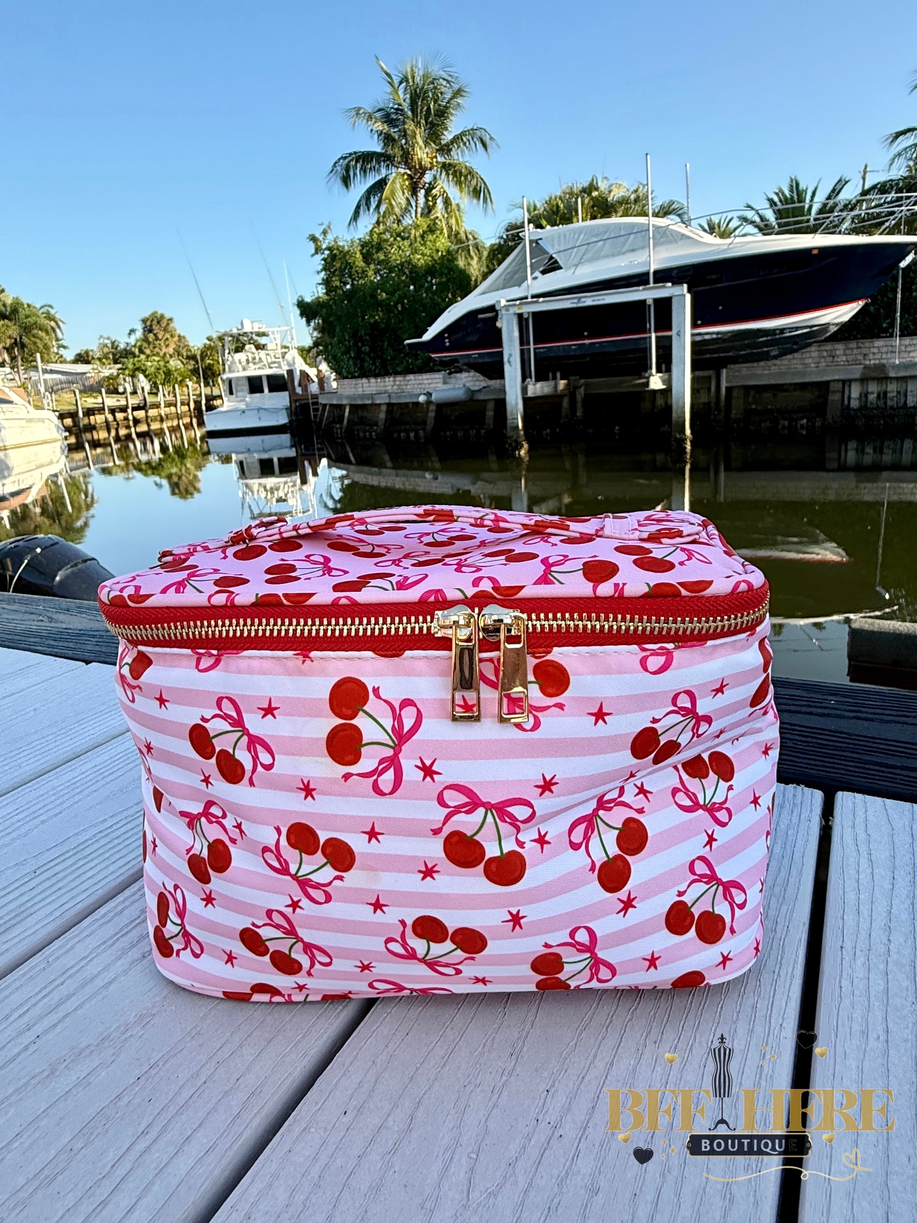 Cherry Bomb Travel Bag by Jess Lea - BFF Here