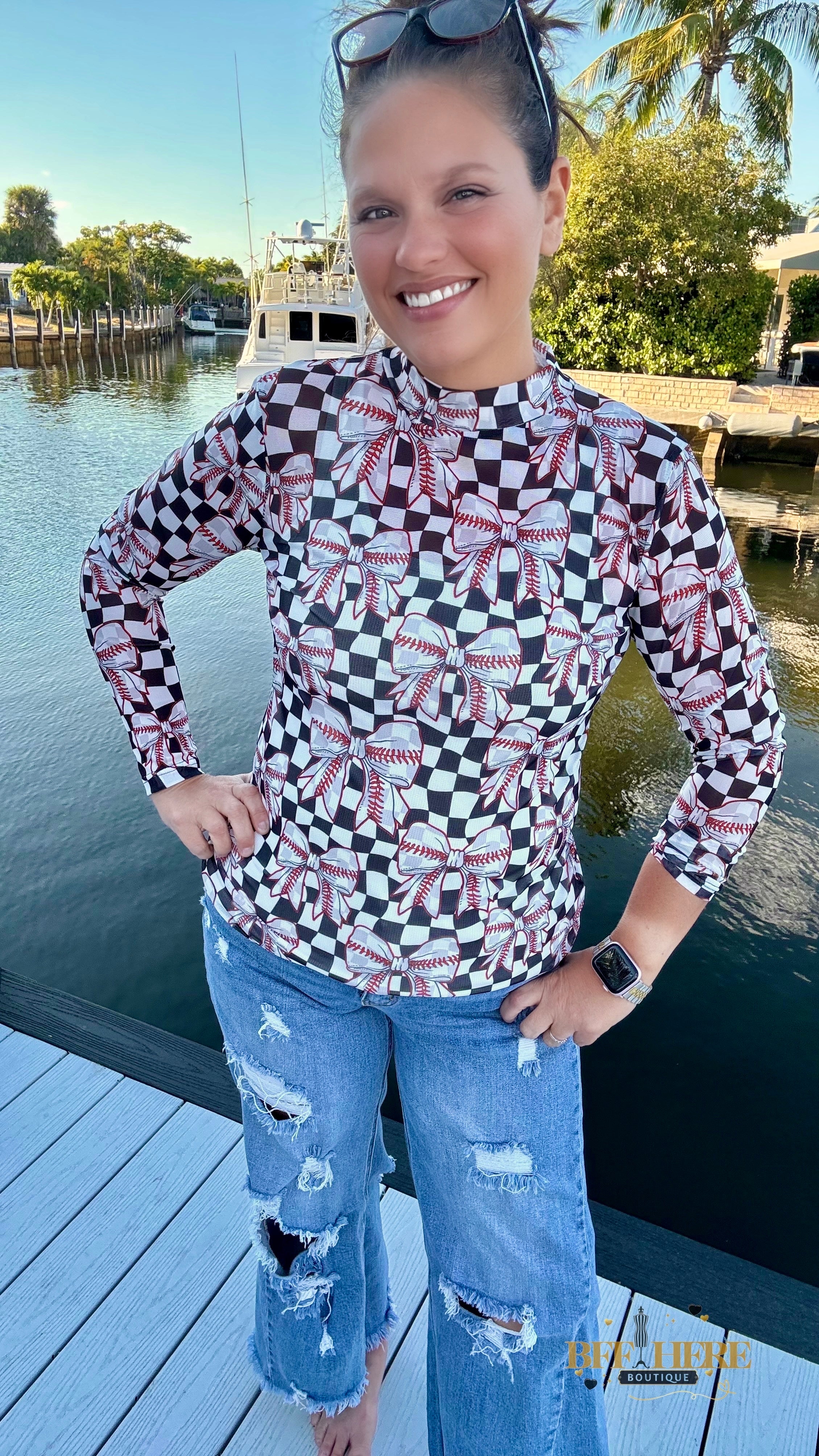 Dirt and Diamonds Mesh Top by Sterling Kreek - BFF Here