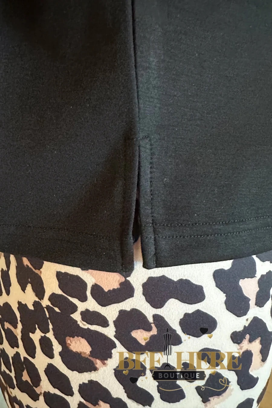 Casual Upgrade Half Sleeve Top, Black by Jess Lea - BFF Here