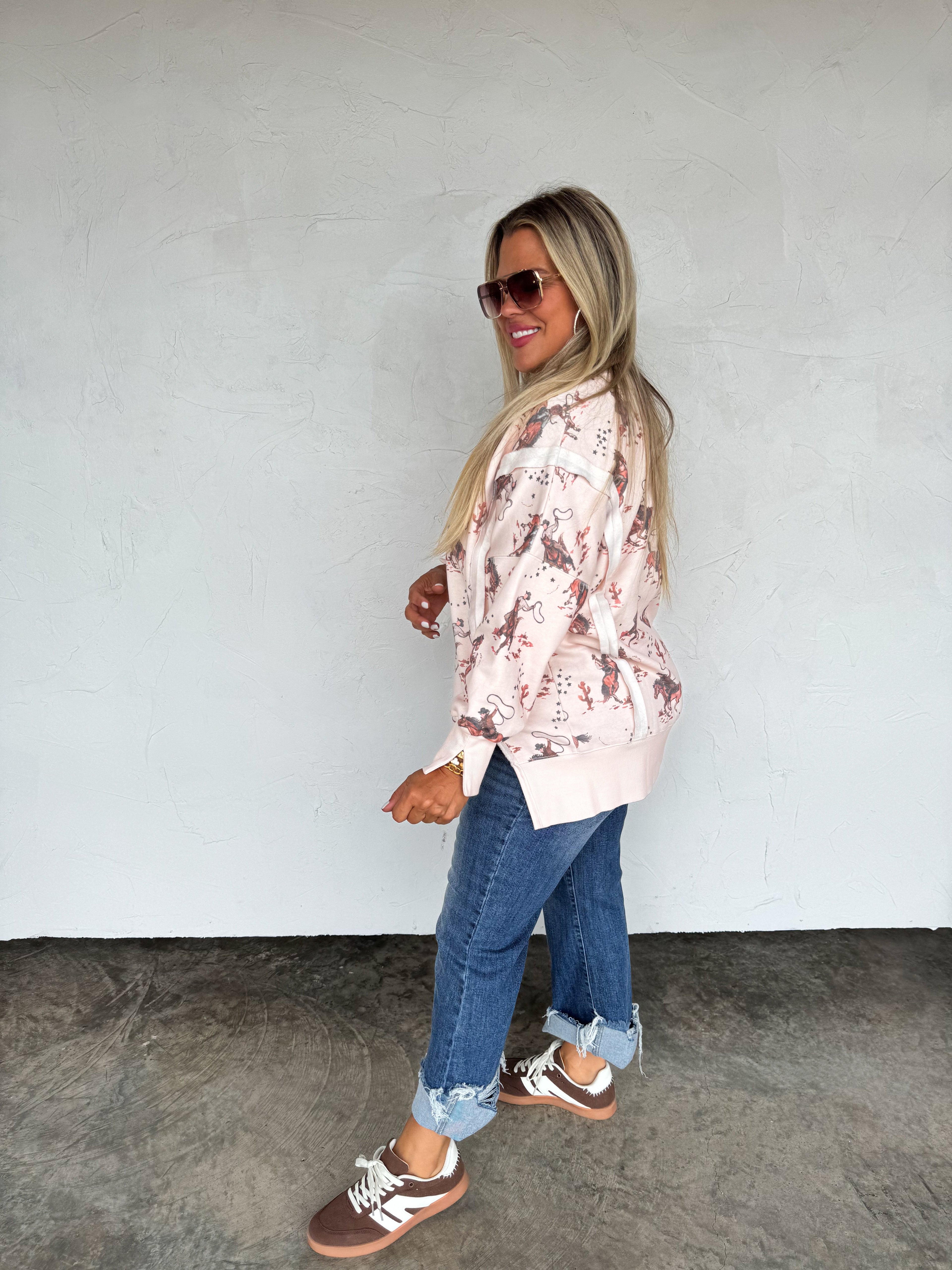 PREORDER:  Ranch Girl Classic Crew Pullover by Blakeley (ETA: Beginning of September) - BFF Here