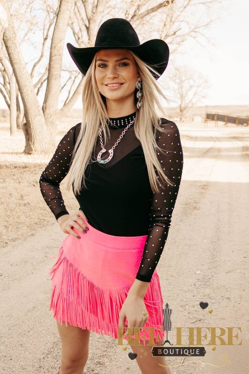 Stars at Night Mesh Top by Sterling Kreek - BFF Here