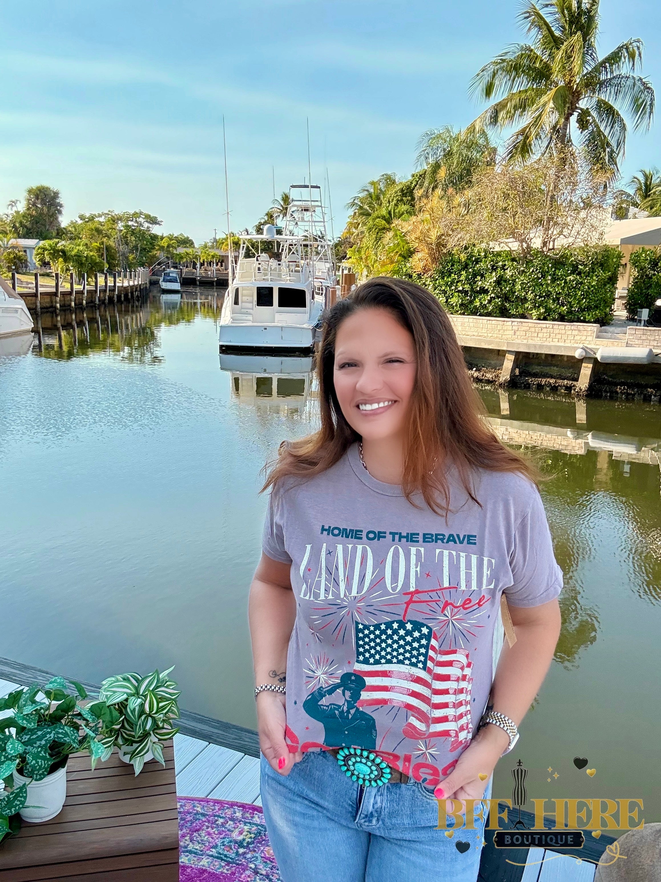 Vintage Old Glory Tee - BFF Here