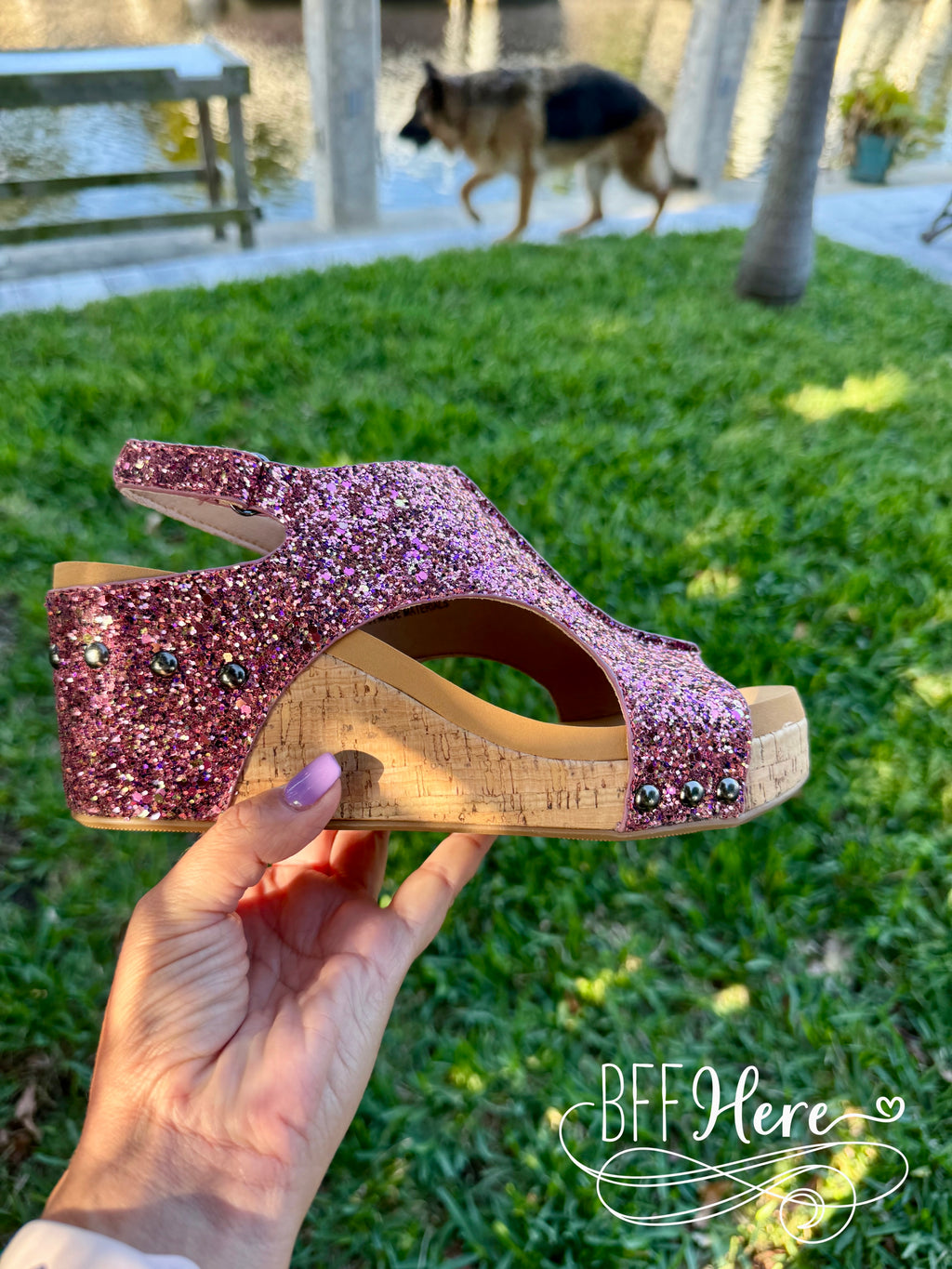 Carley - Mixed Berry Glitter by Corkys - BFF Here