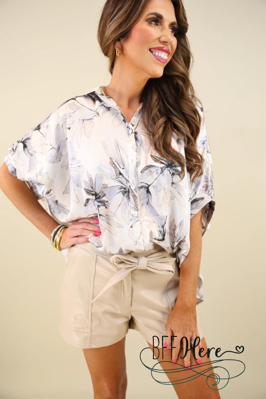 Look My Way Oversized Top by Jess Lea - BFF Here