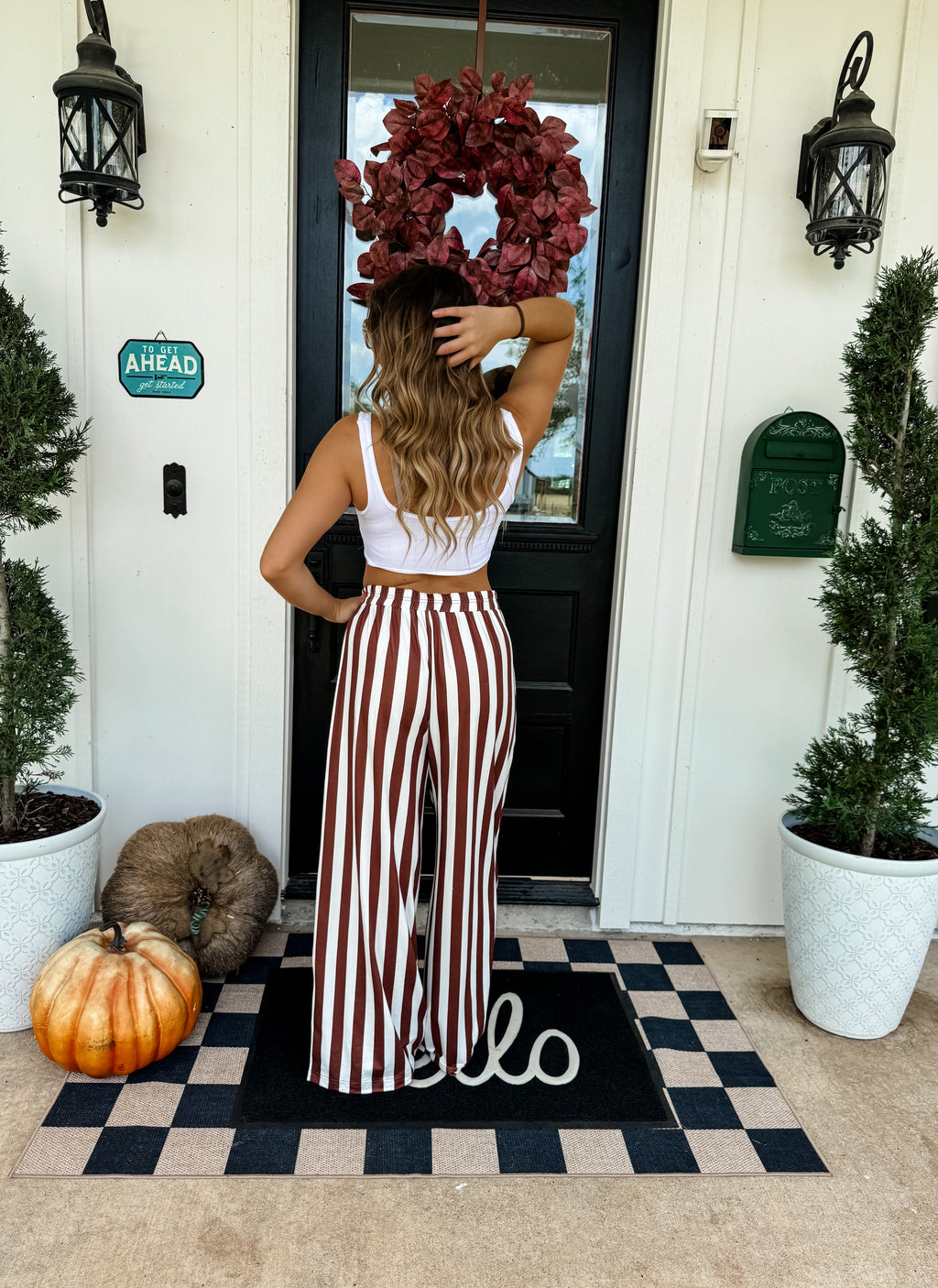 PREORDER- Vertical Stripe Pants by Blakeley (ETA: Mid September) - BFF Here
