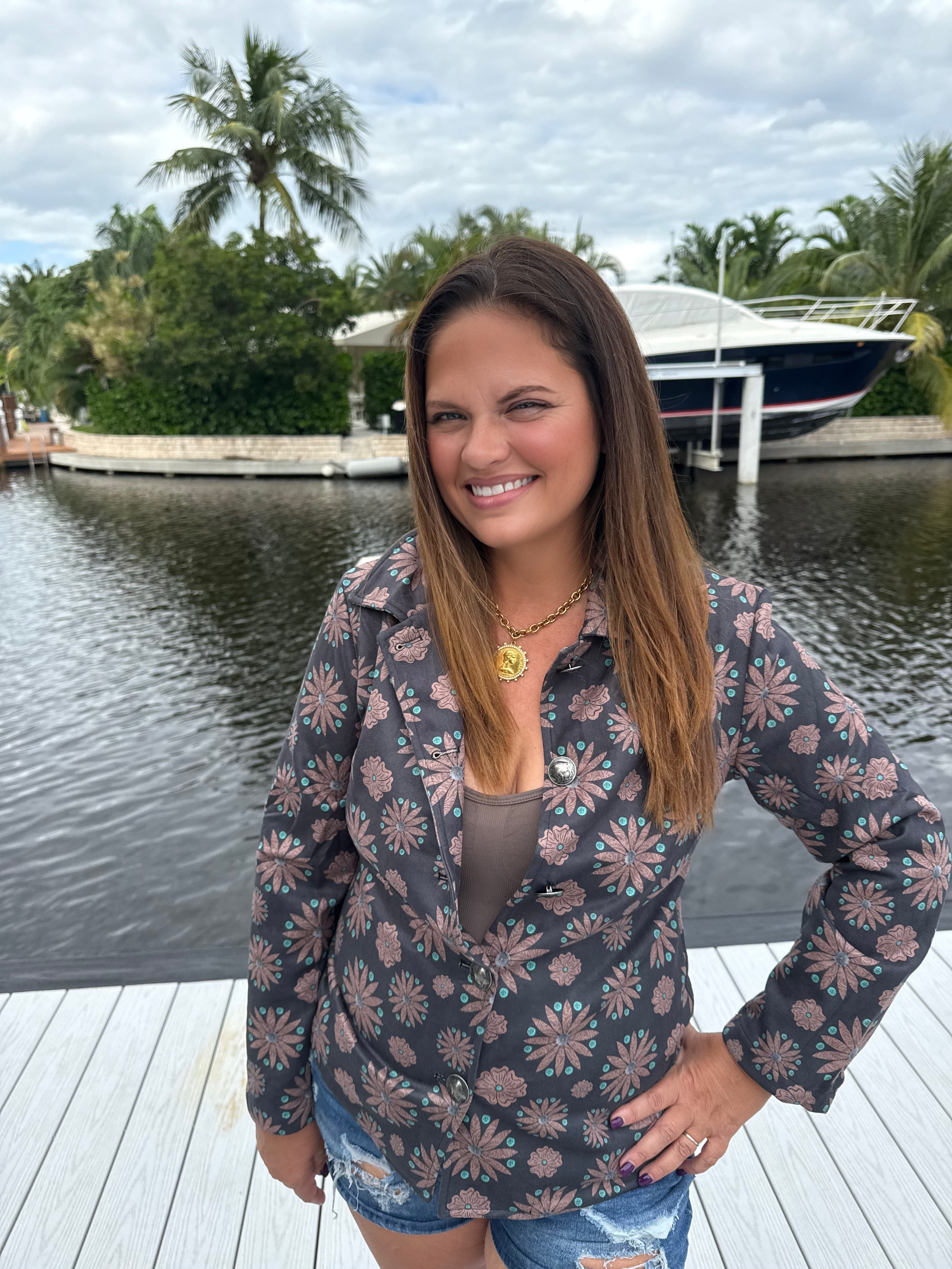 The Western Bloom Blazer by Sterling Kreek - BFF Here