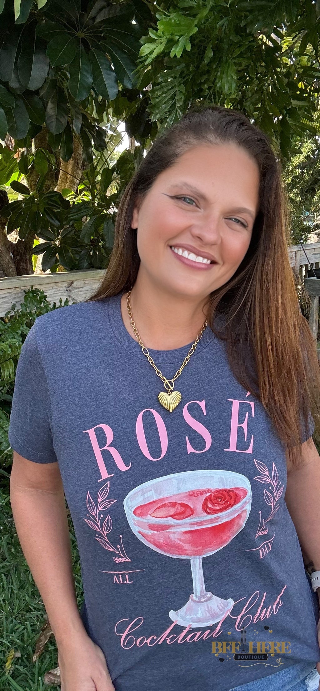 Rosé Cocktail Club Tee - BFF Here
