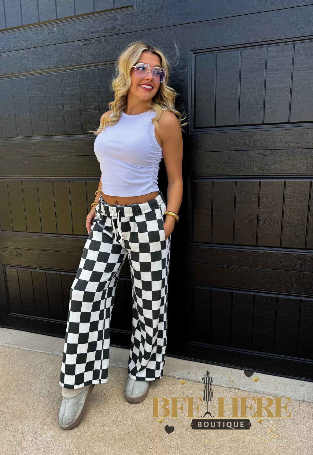 Girdy Girl Wide Leg Jogger by Blakeley - BFF Here