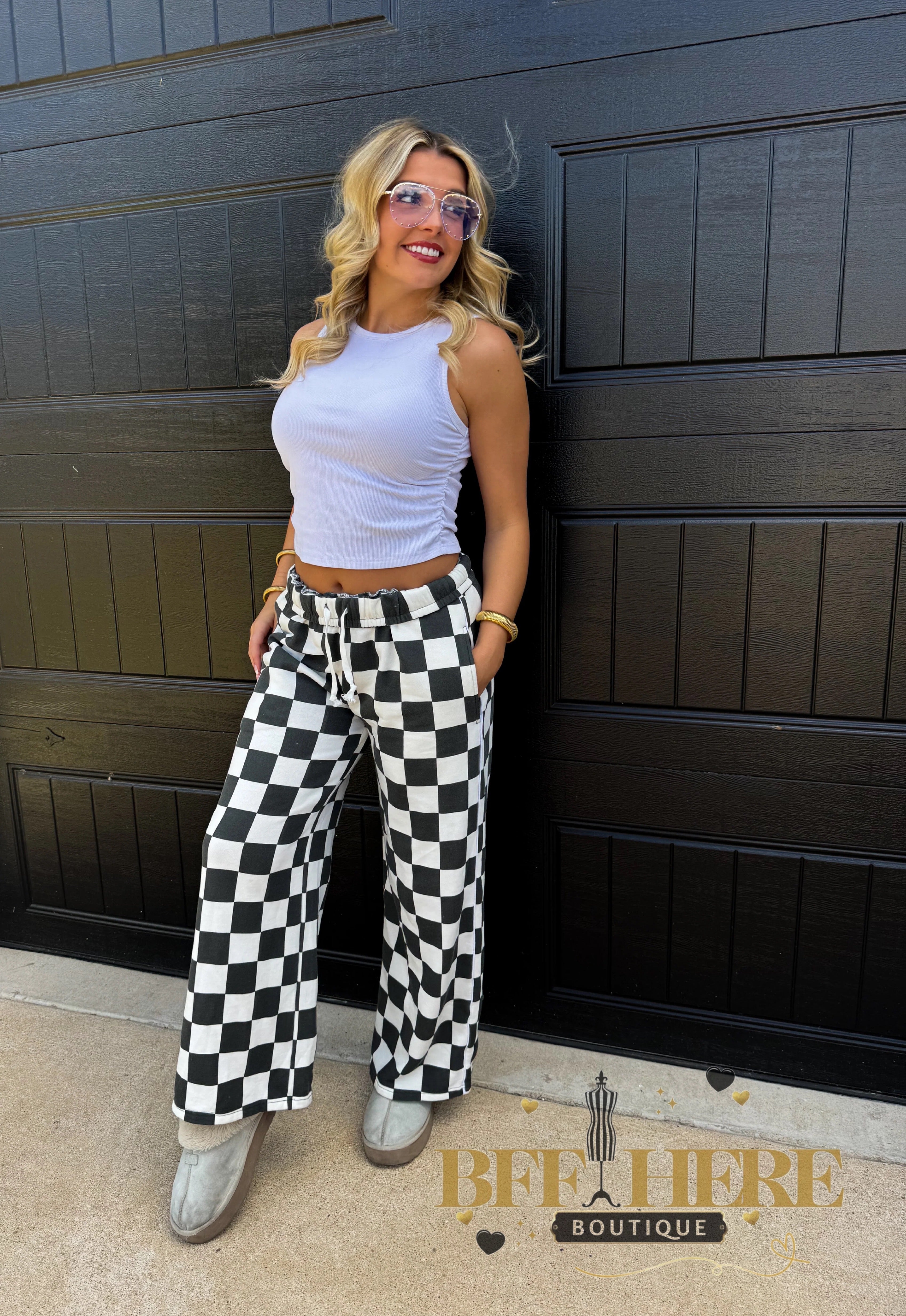 Girdy Girl Wide Leg Jogger by Blakeley - BFF Here