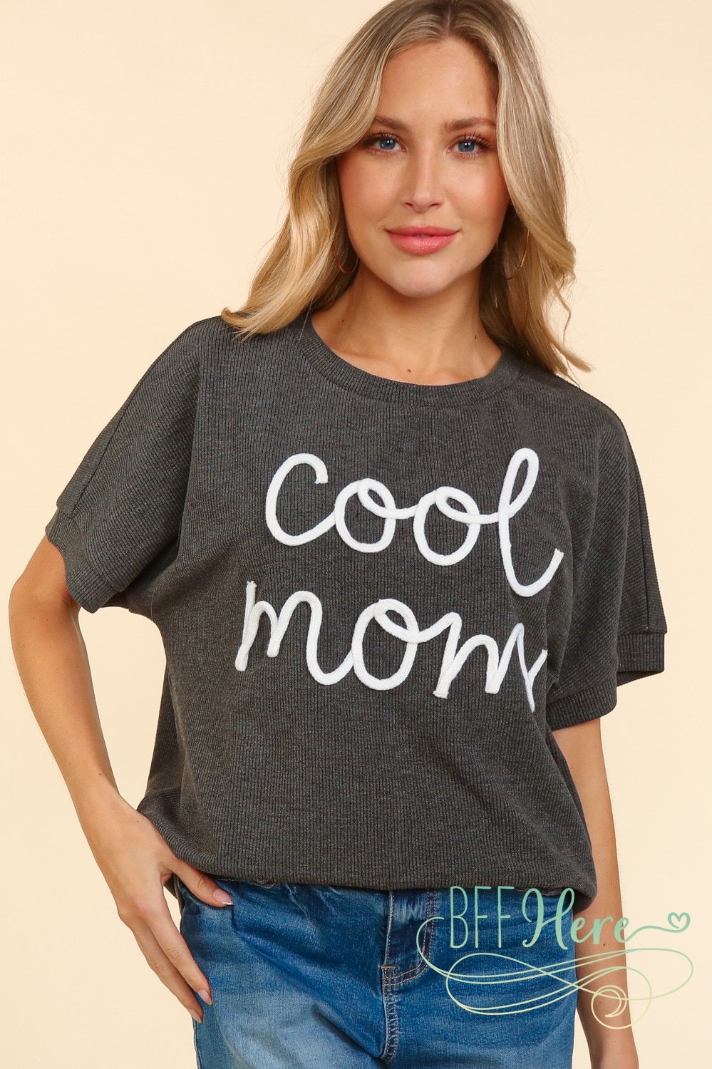 Fun & Fab 'Cool Mom' Tee - BFF Here